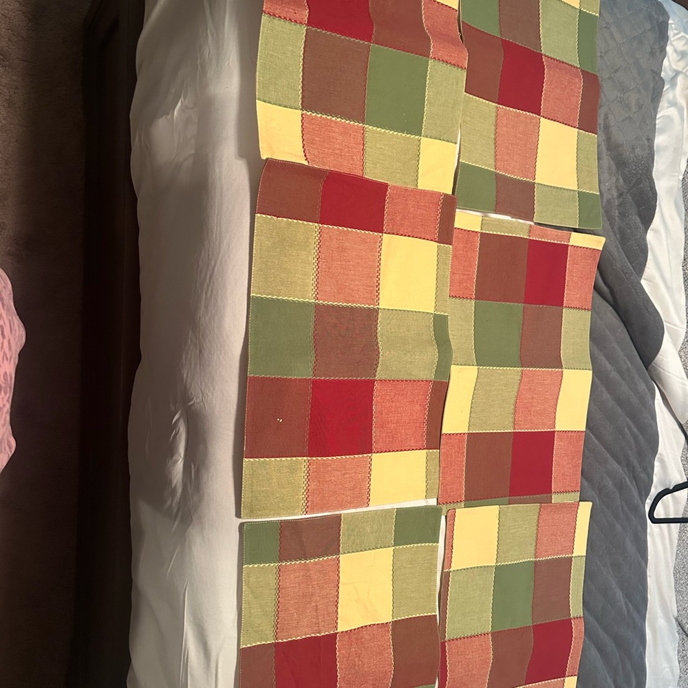 Plaid Multicolor Bedding Set